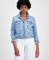 Guess Women's Stevie Long-Sleeve Denim Jacket