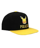 Pokemon Boys Pikachu Youth Black Snapback Cap