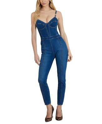 Guess Women's Sami Sleeveless Denim Jumpsuit