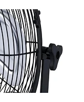Newair 20" High Velocity Wall Mount Fan, Heavy Duty Waterproof Outdoor Fan, Adjustable Tilt and 3 Speeds up to 4650 Cfm, Pull Chain Switch | Wall Fan
