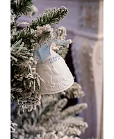 Lladro 2024 Christmas bell blue