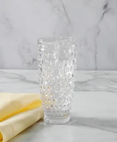 Martha Stewart Chauncey Hobnail Handmade Glass Tumbler