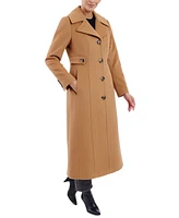 Anne Klein Women's Single-Breasted Maxi Coat, Created for Macy's