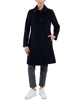 Anne Klein Women's Collared Button-Front Walker Coat