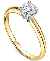 Igi Certified Diamond Solitaire Engagement Ring (1/2 ct. t.w.)