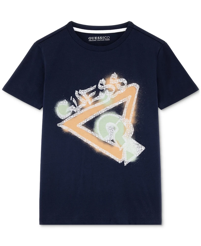 Guess Big Boys Short-Sleeve Cotton Logo Graphic T-Shirt - G7v2