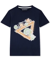 Guess Big Boys Short-Sleeve Cotton Logo Graphic T-Shirt - Gv