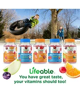 Lifeable Calcium, Magnesium, Zinc and Vitamin D Gummies - Teeth, Bones, Muscles, And Nerves - Great Tasting, Dietary Supplement Vitamins