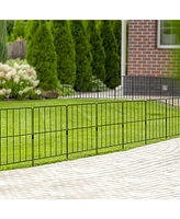 Slickblue 25 Pack Rustproof Decorative Garden Fence Set