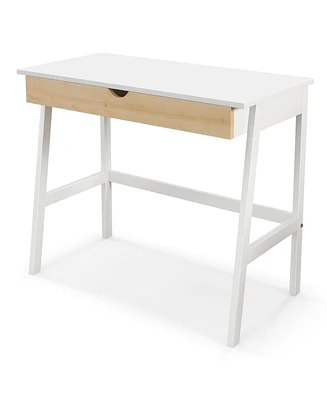 Slickblue Wooden Computer Desk with Drawer for Home Office