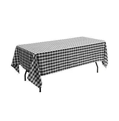 Slickblue 10 Pcs Rectangular Polyester Checker Kitchen Tablecloth