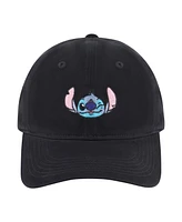 Disney Stitch Winky Face Embroidery Dad Cap