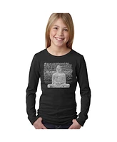 La Pop Art Girls Word Long Sleeve - Zen Buddha