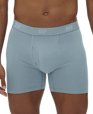 Gap Men's 3-Pk. Stretch Fly-Front 5" Boxer Briefs