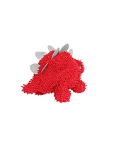 Mighty Microfiber Ball Med Stegosaurus Red, Dog Toy