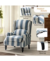 Asikli Manual Recliner with Wingback Design