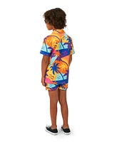 OppoSuits Little Boys 2 Pc Summer Shirt and Shorts Set