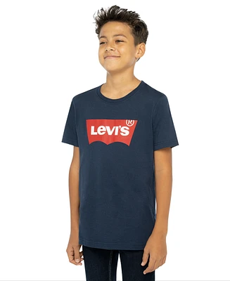 Levi's Big Boys Batwing Logo Crewneck Jersey T-shirt