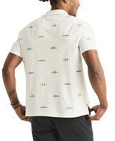 Nautica Men's Classic-Fit Logo-Print Performance Polo Shirt