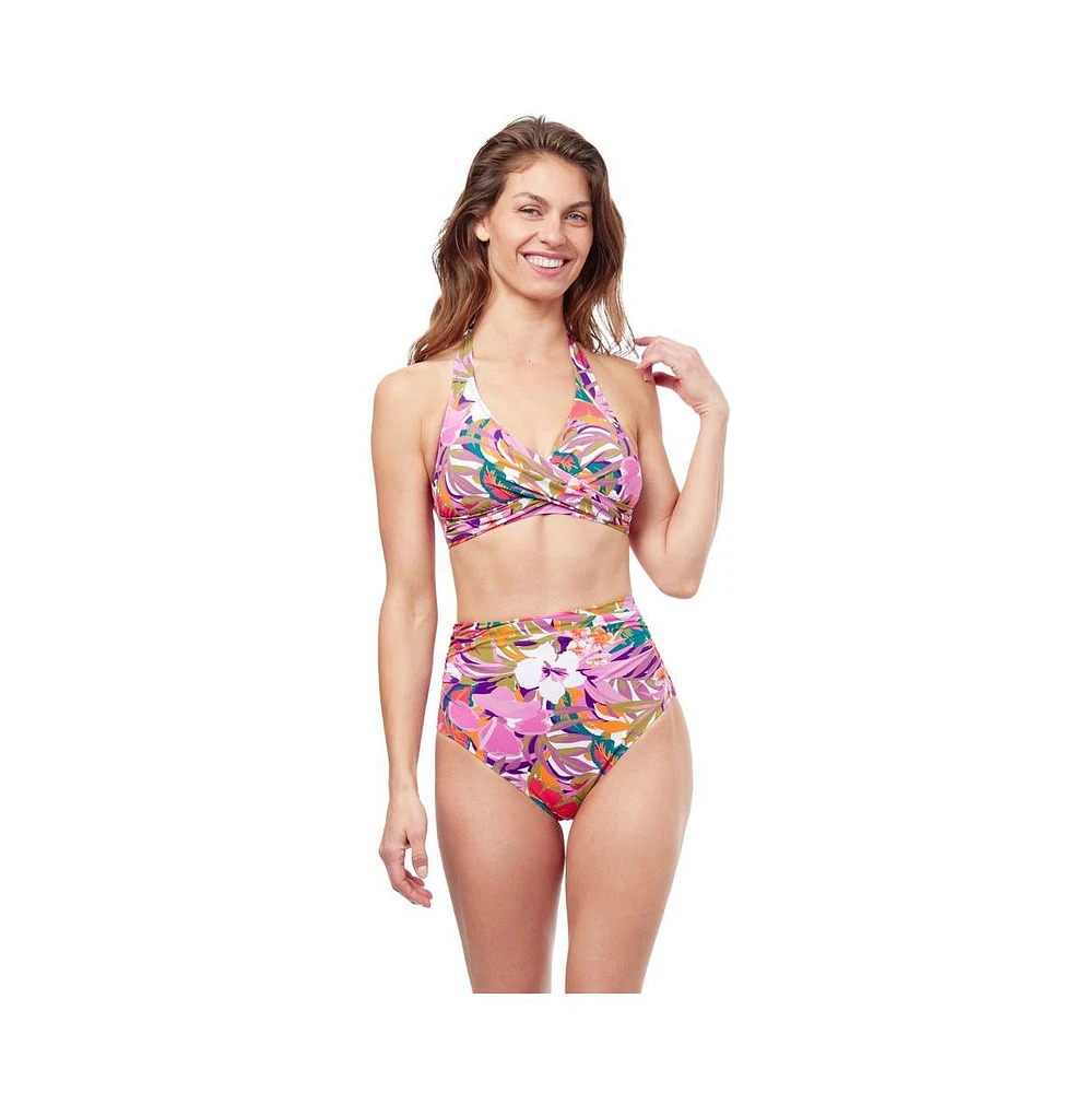 Profile by Gottex Women's Tropikaia Surplice C cup Bikini swim top