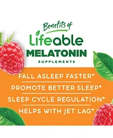 Lifeable Kids Melatonin 1 mg Gummies - Falling Asleep And Staying Asleep - Great Tasting Natural Flavor, Dietary Supplement Vitamins - 60 Gummies