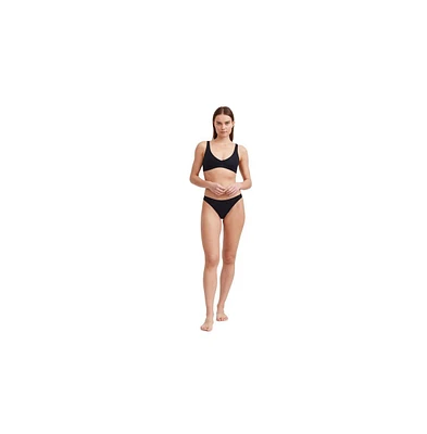 Gottex Women's Solid V neck Bikini bra swim top