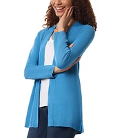 Jones New York Women's Relaxed V-Neck Open Cardigan