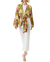 Jessica Simpson Women's Agnette Hilow Long-Sleeve Kimono