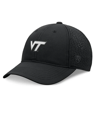 Top of the World Men's Black Virginia Tech Hokies Liquesce Trucker Adjustable Hat