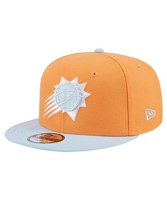 New Era Men's Orange/Light Blue Phoenix Suns 2-Tone Color Pack 9fifty Snapback Hat