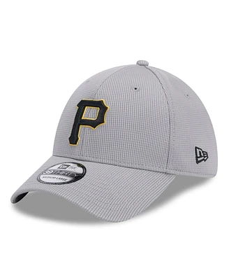 New Era Men's Gray Pittsburgh Pirates Active Pivot 39thirty Flex Hat