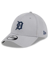New Era Men's Gray Detroit Tigers Active Pivot 39thirty Flex Hat
