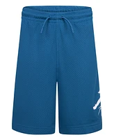 Jordan Big Boys Dri-fit Baseline Mesh Logo Shorts