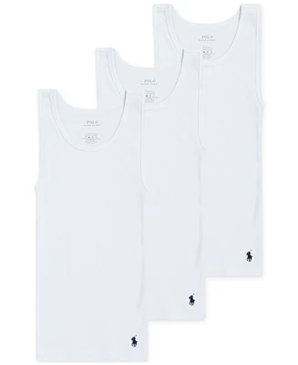 Polo Ralph Lauren Big Boys Tank Undershirts, Pack of 3