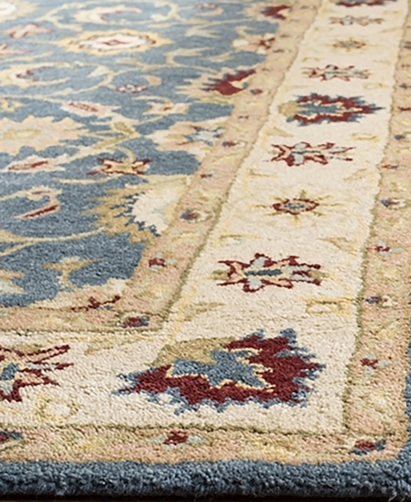 Safavieh Antiquity At15 Blue and Beige 8'3" x 11' Area Rug
