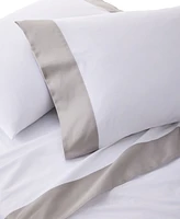 Hotel Collection Italian Percale Sateen Cuff 4-Pc. Sheet Set, California King, Exclusively at Macy's