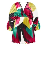 City Chic Plus Chloe Print Dress