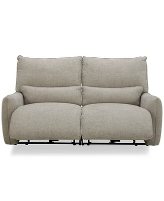 Olper 2-Pc. Fabric Zero Wall Sofa with 2 Power Recliners, Created for Macy's