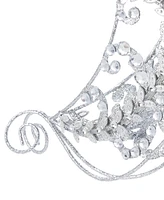 Holiday Lane Jeweled Elegance Glittered Sled Ornament, Exclusively at Macy's