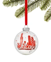 Holiday Lane Chicago Skyline Ball Ornament, Exclusively at Macy's