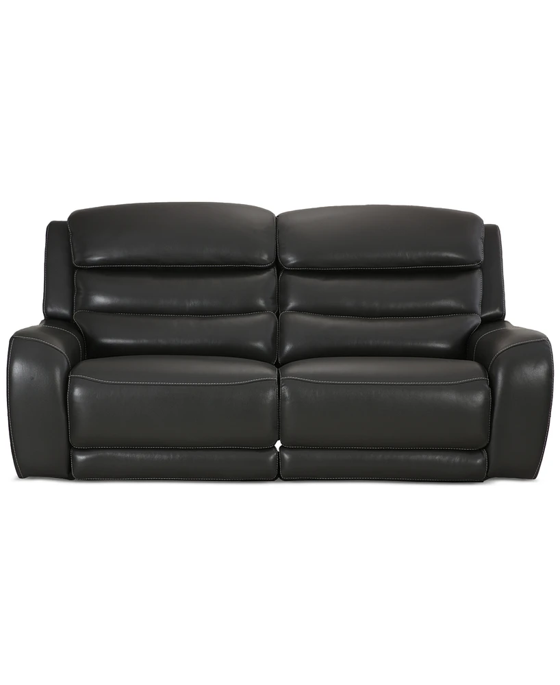 Blairesville 82" 2-Pc. Leather Sofa with 2 Power Motion Chairs