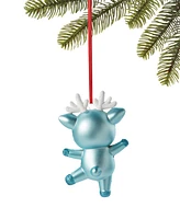 Holiday Lane Baby's First Blue Glass Deer Ornament, Created for Macy's