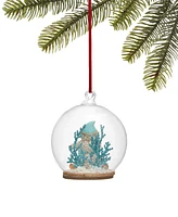 Holiday Lane Seaside Dome with Beach Ornament, Exclusively at Macy's