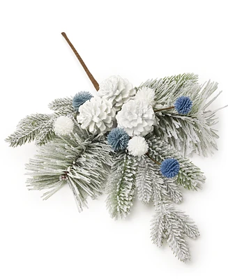 Holiday Lane Northern Lights Pinecone Pick Ornament, Exclusively at Macy's