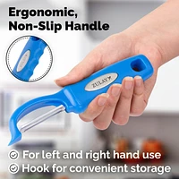 Swivel Peeler with Razor Sharp Stainless Steel Blades & Strong Ergonomic Handle - Premium Vegetable for Kitchen