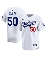 Men's Nike Mookie Betts White Los Angeles Dodgers Home Limited Player Jersey