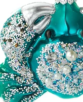 Holiday Lane Seaside At the Beach Glass Crab Ornament, Exclusively at Macy's