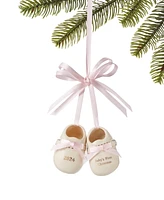 Holiday Lane 2024 Baby's First Christmas Pink Ornament Created for Macy's