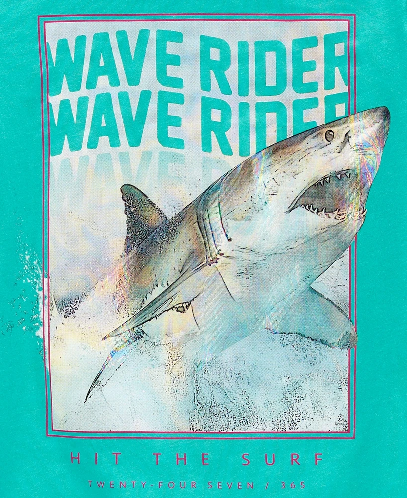 Carter's Big Boys Wave Rider Shark Jersey Tee