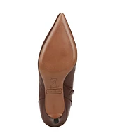 Franco Sarto Women's Anna Pointed Toe Kitten Heel Dress Booties